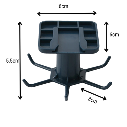 Crochet rotatif porte-ustensiles